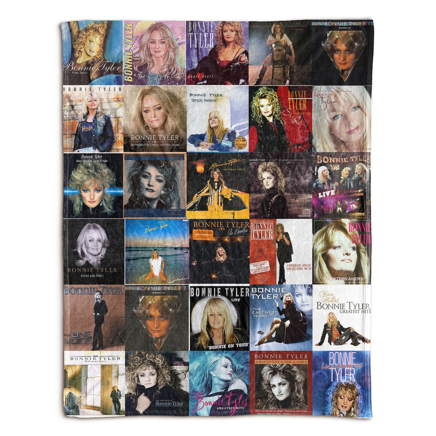 Bonnie Tyler Sherpa Blanket – A Timeless Tribute to a Rock Icon