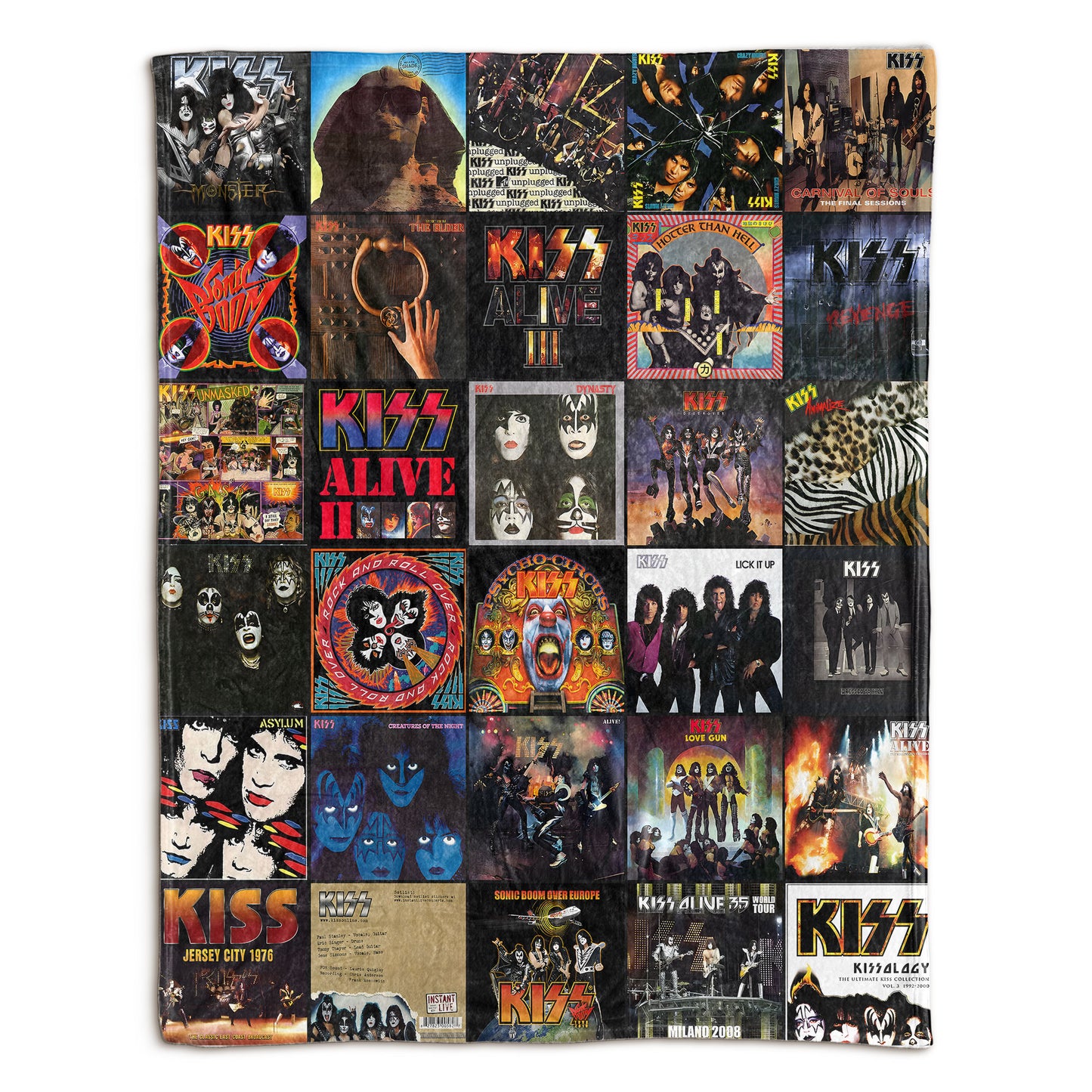 KISS Sherpa Blanket – A Rock & Roll Hall-of-Fame Tribute for Superfans