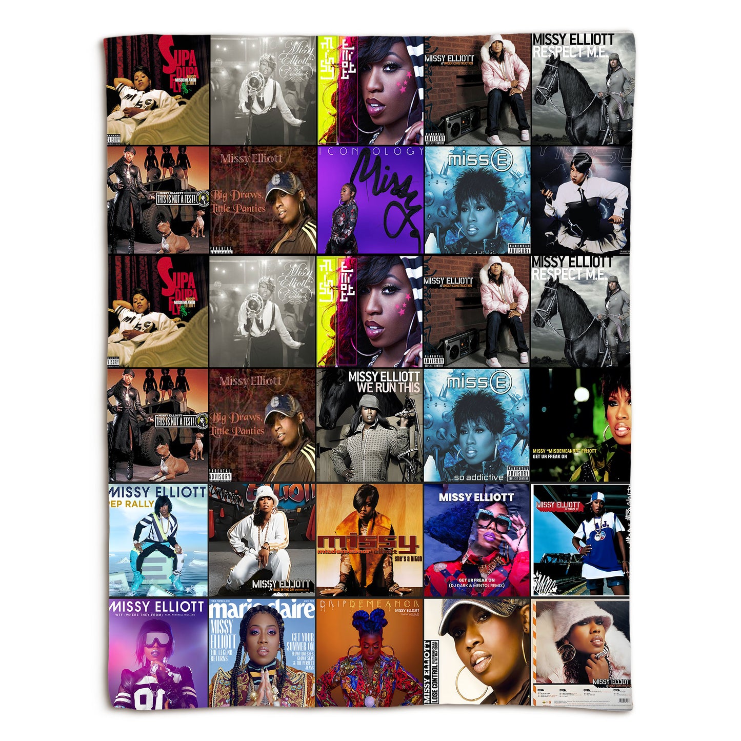 Missy Elliott Sherpa Blanket – A Bold Throwback to Hip-Hop Innovation