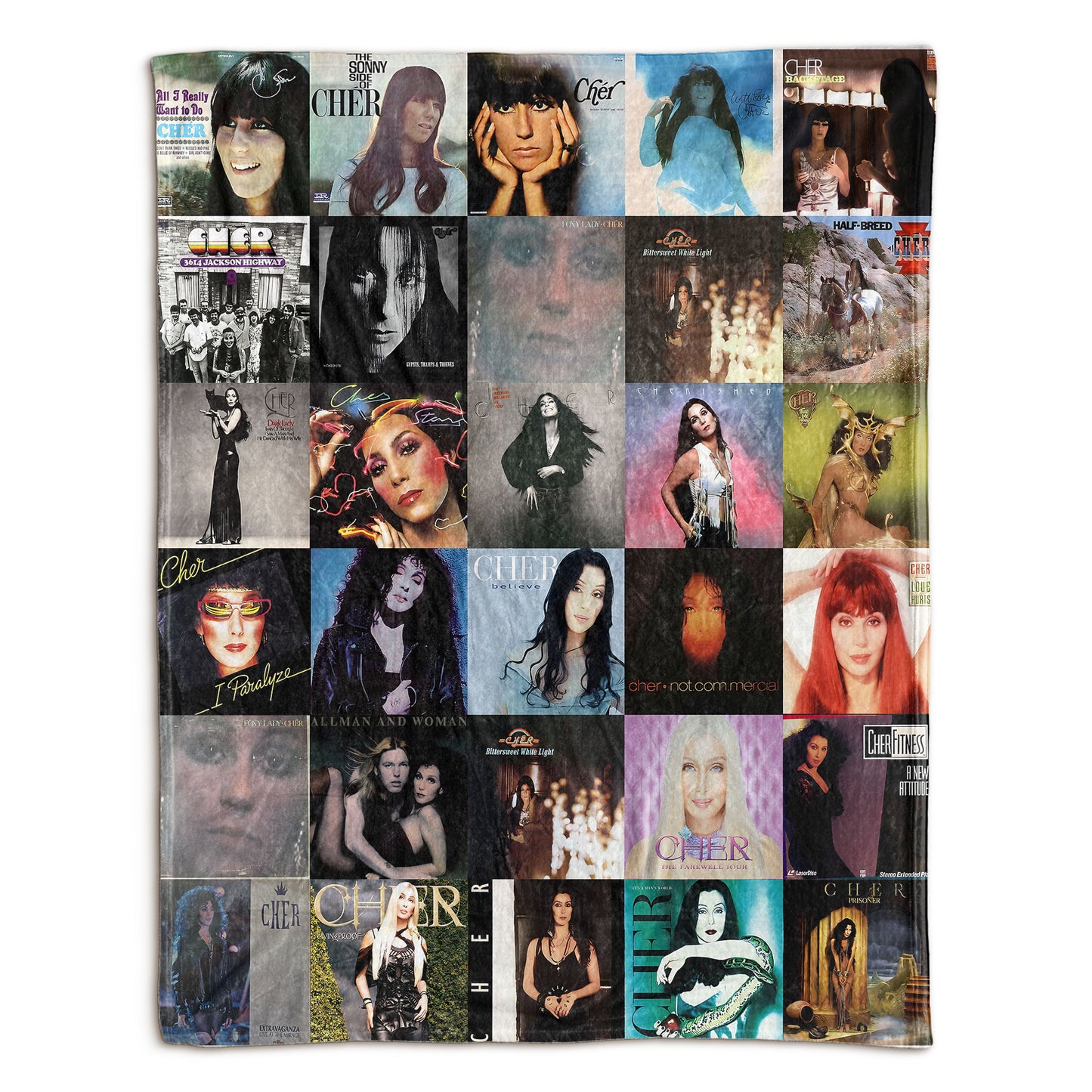 Cher Sherpa Blanket – A Glamorous Tribute to an Icon