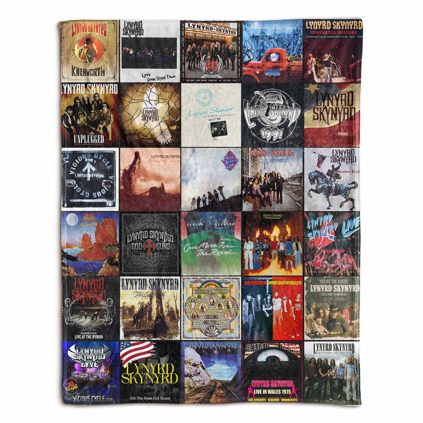 Lynyrd Skynyrd Sherpa Blanket – A Southern Rock Legacy in Every Stitch