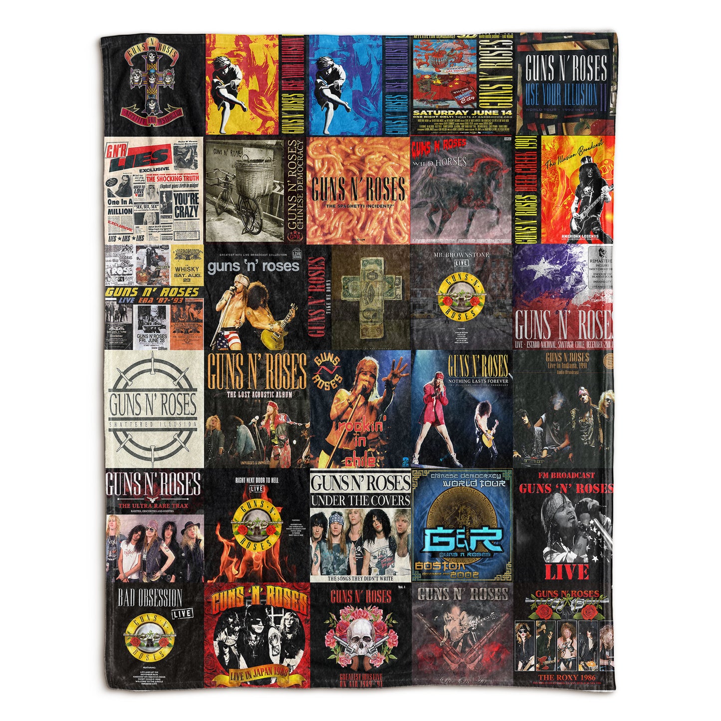 Guns N’ Roses Sherpa Blanket – A Loud, Wild Flashback to Rock’s Most Explosive Era