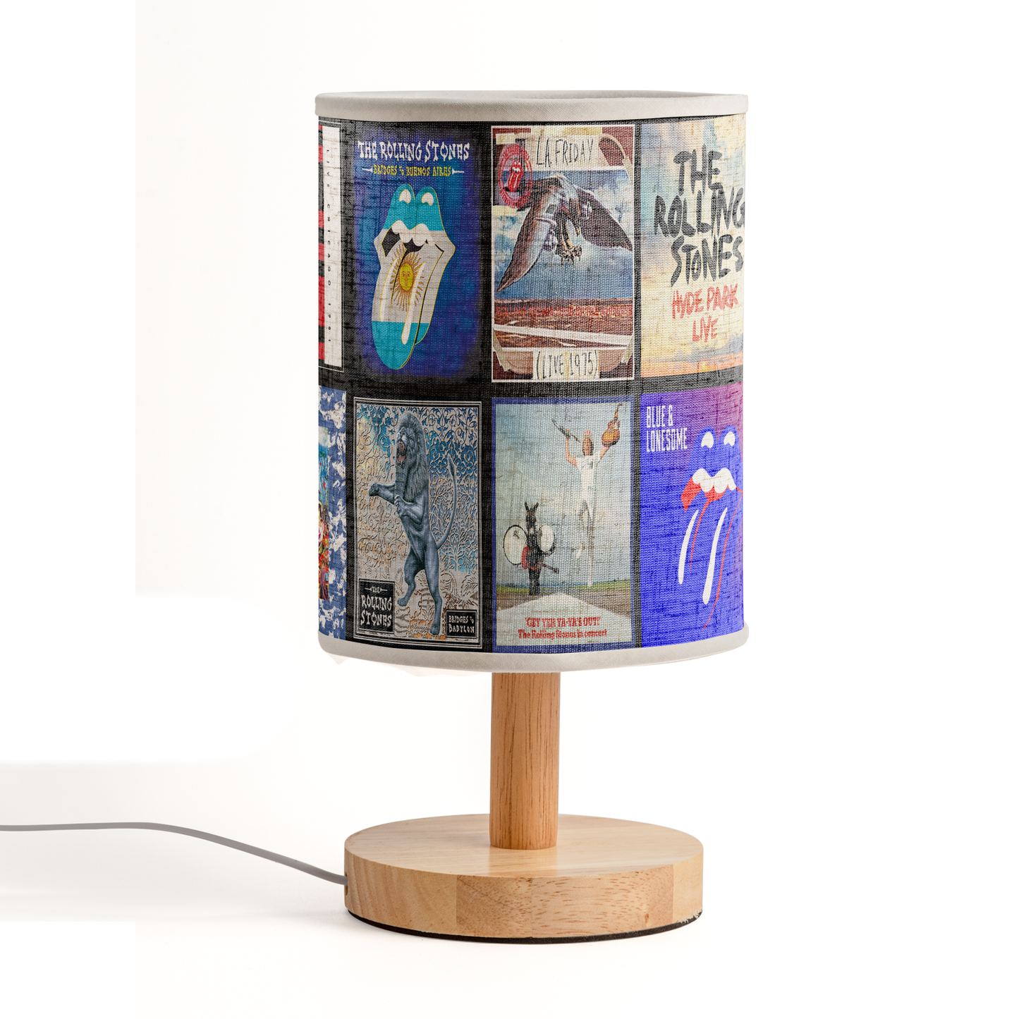 The Rolling Stones Album Art Fabric Lamp – Rock ’n’ Roll Vibes