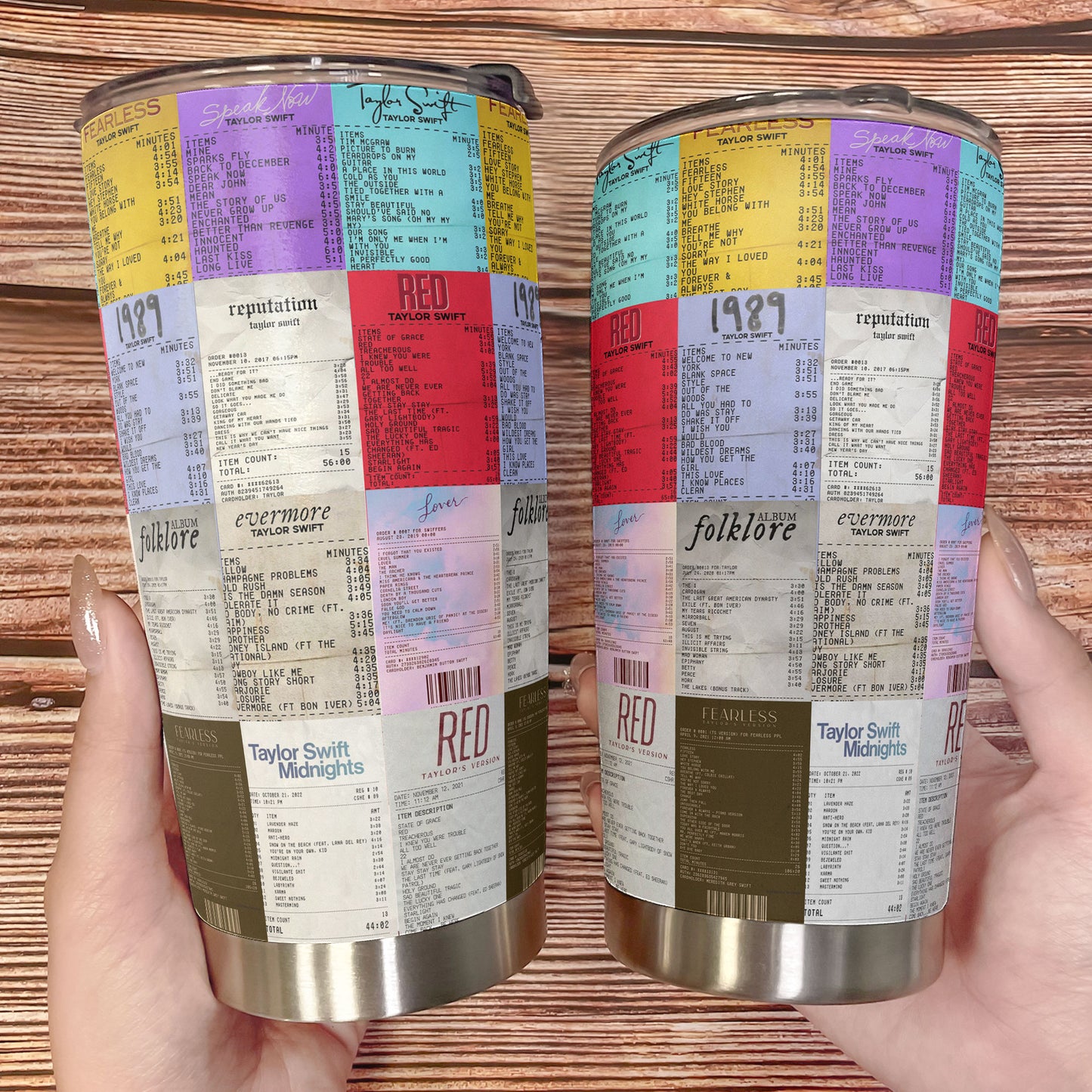 🎟️ Swiftie essentials only – concert ticket vibes wrapped around your tumbler.