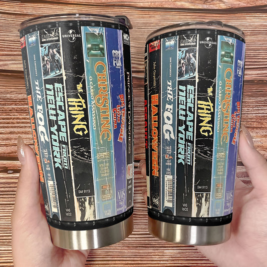 John Carpenter VHS Classics Horror Tumbler 20oz -40z