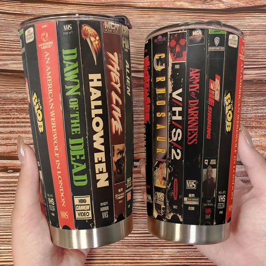 Cult Horror VHS Classics Tumbler 20oz -40z