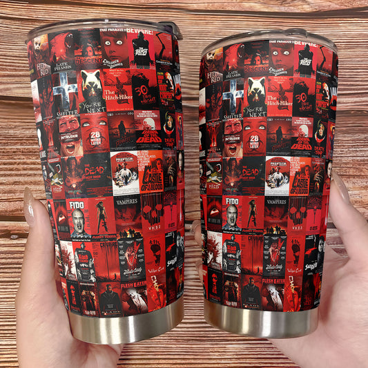 Bloody Horror Classics Tumbler – Red-Hued Frights for the Brave Tumbler 20oz 40oz