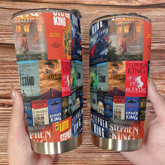 Stephen King Tumbler 20oz – Horror Icons on the Go