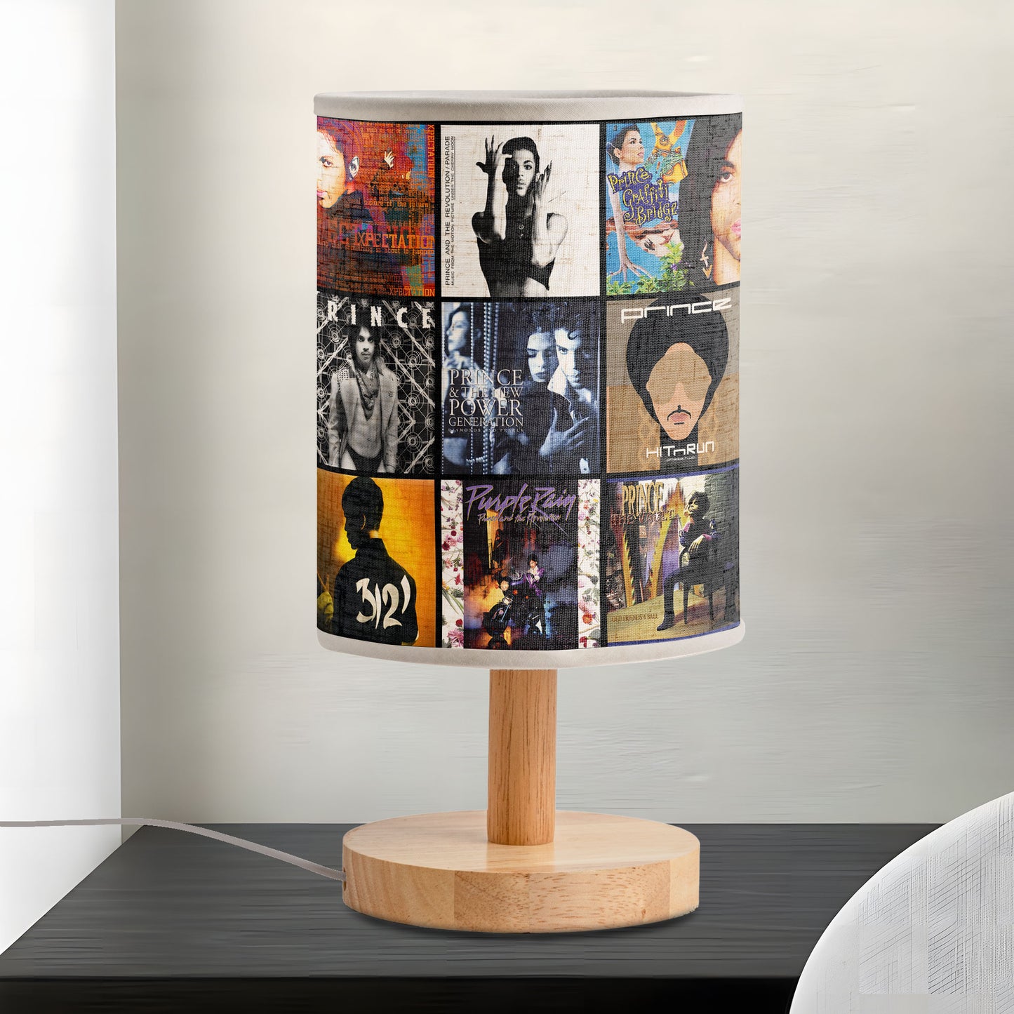 Purple Rain Glow – Prince Album Fabric Lamp