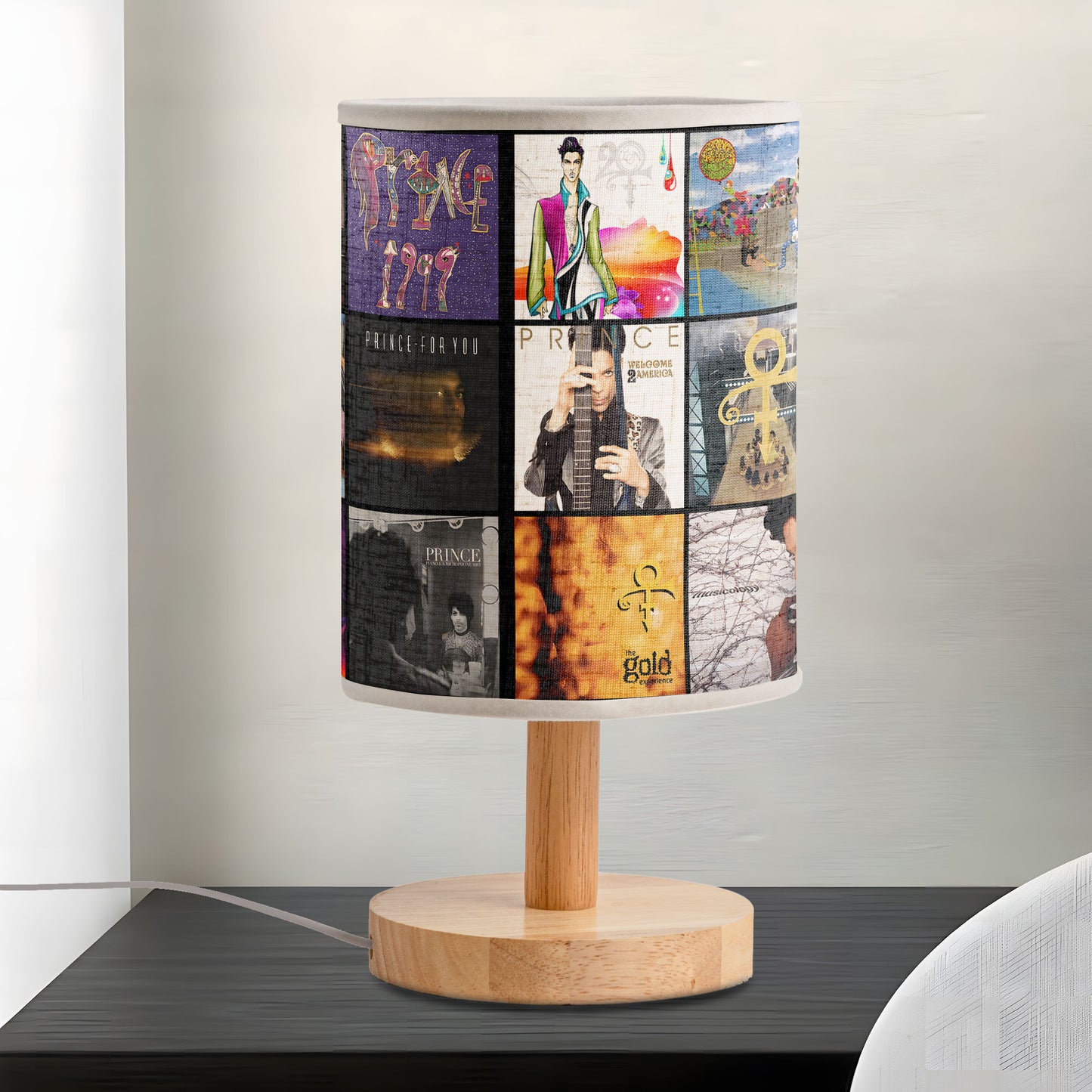 Purple Rain Glow – Prince Album Fabric Lamp