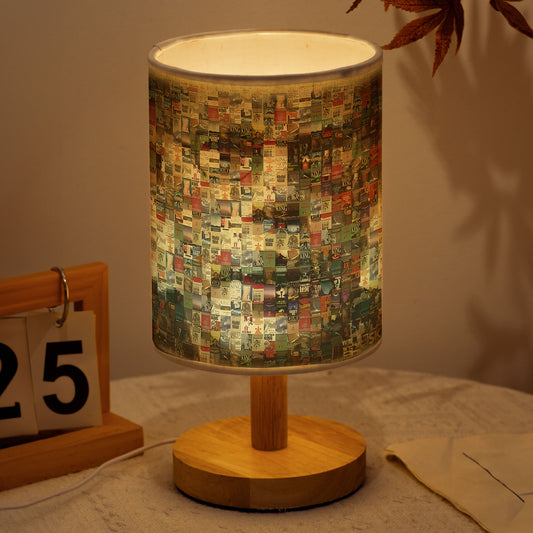Stephen King Book Cover Collage Lamp