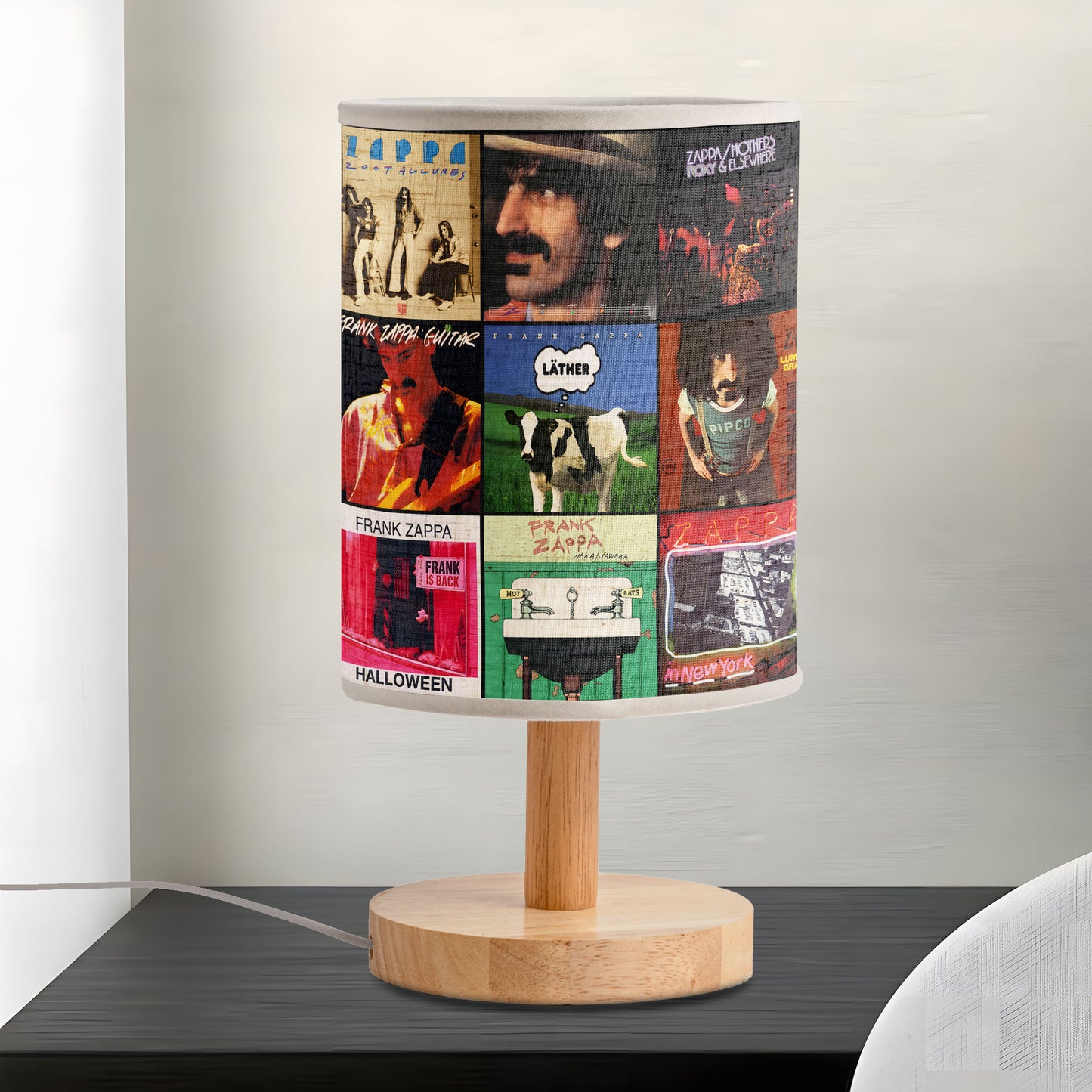 Frank Zappa Fabric Lamp – A Warm Glow of Iconic Album Art