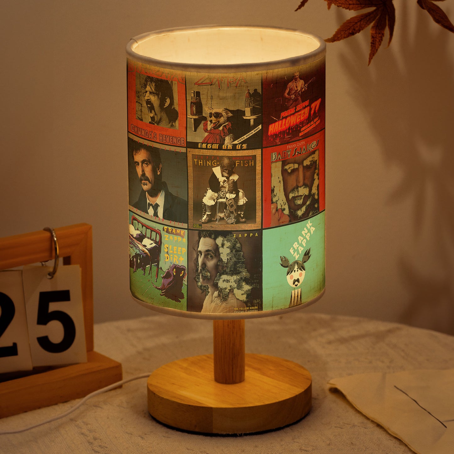 Frank Zappa Fabric Lamp – A Warm Glow of Iconic Album Art