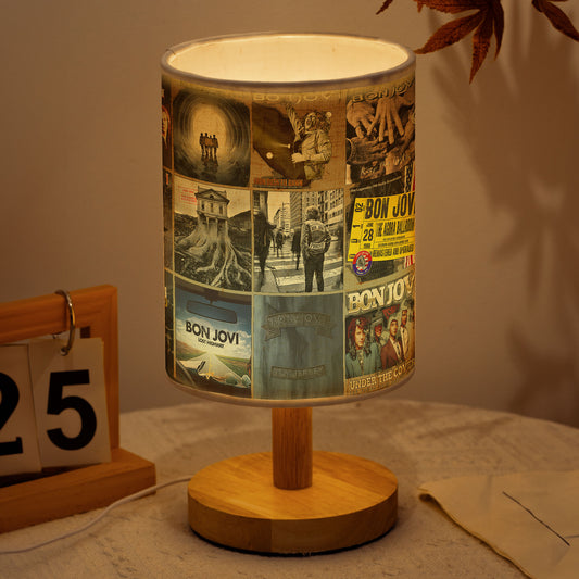 Livin’ on a Light – Bon Jovi Album Art Fabric Lamp