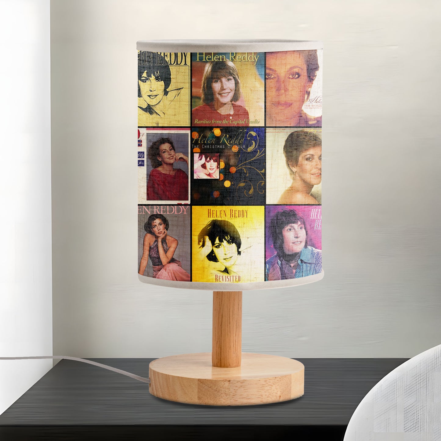 Helen Reddy Album Cover Fabric Lamp