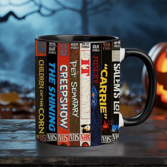 Stephen King VHS Horror Movie Accent Mug