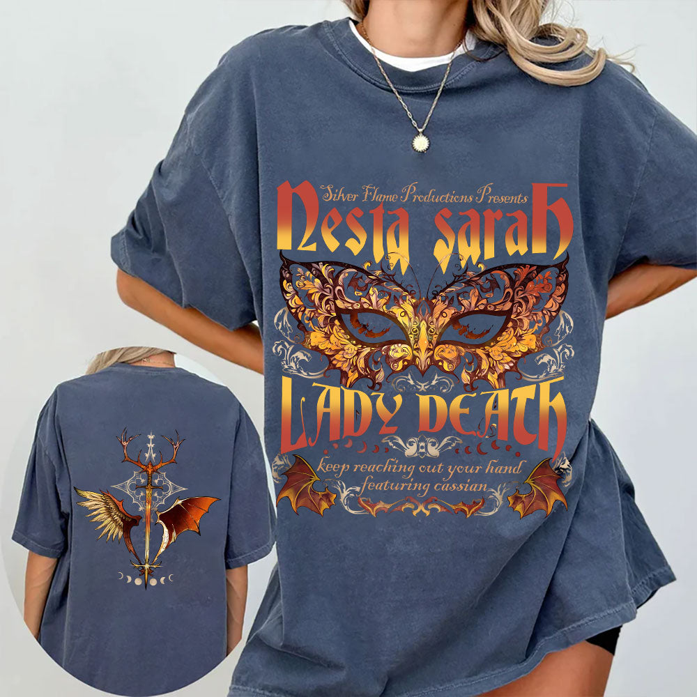 Lady Death – Masked Elegance Graphic Tee
