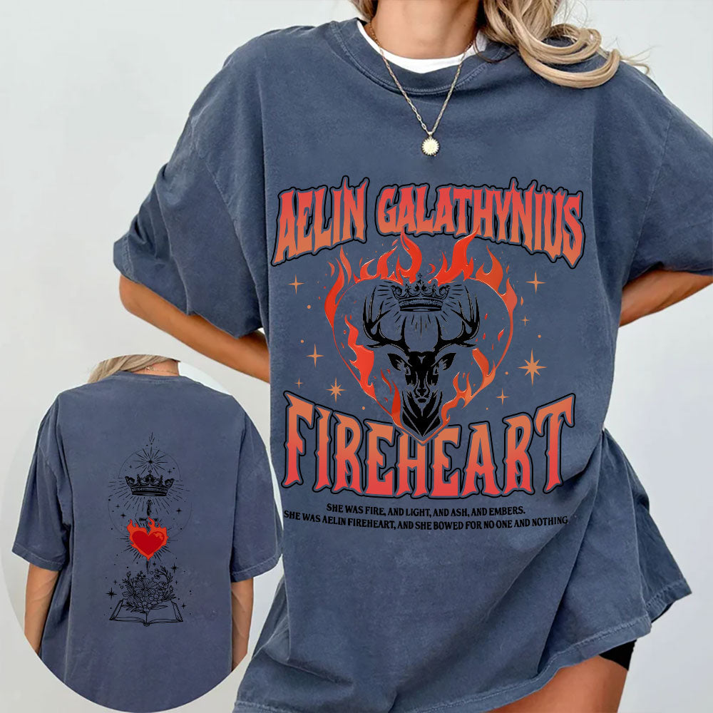 Aelin Galathynius Fireheart Shirt – Throne of Glass Tee