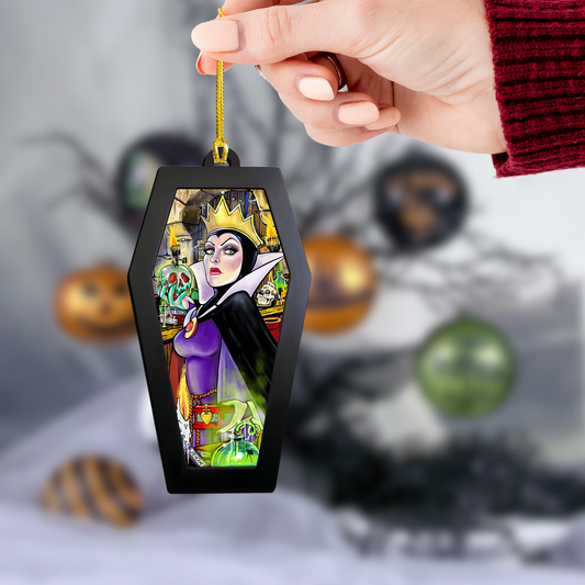 Evil Queen Acrylic & Wood Ornament