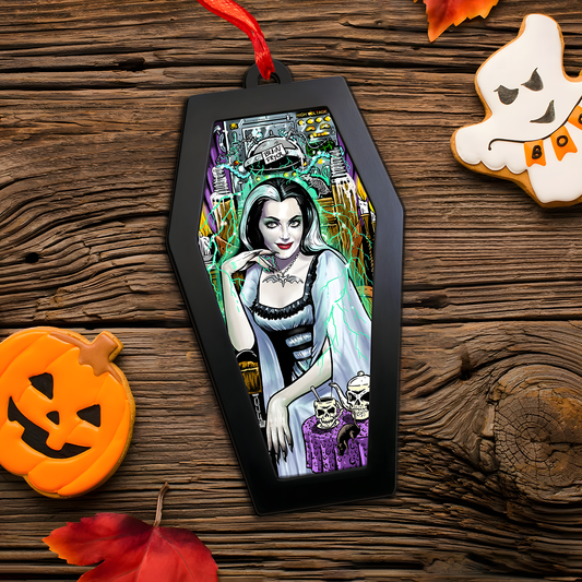 Gothic Bride Acrylic & Wood Ornament