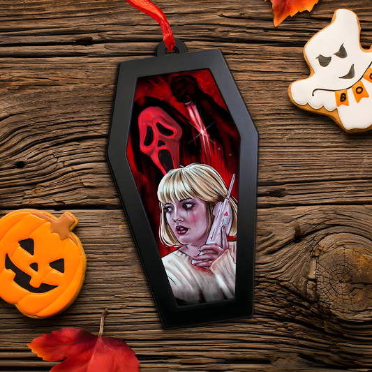 Ghostly Call Acrylic & Wood Ornament