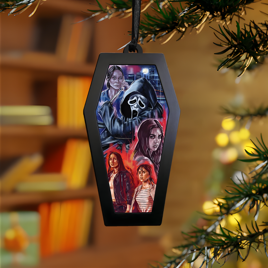 Ghost Mask Legacy Acrylic & Wood Ornament