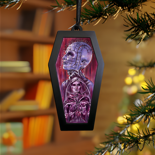 Dark Cenobite Acrylic & Wood Ornament