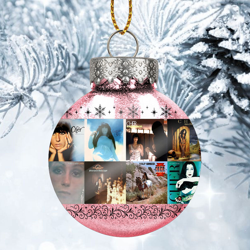Cher Ball Ornament – A Dazzling Celebration of Glamour, Strength, and Timeless Hits