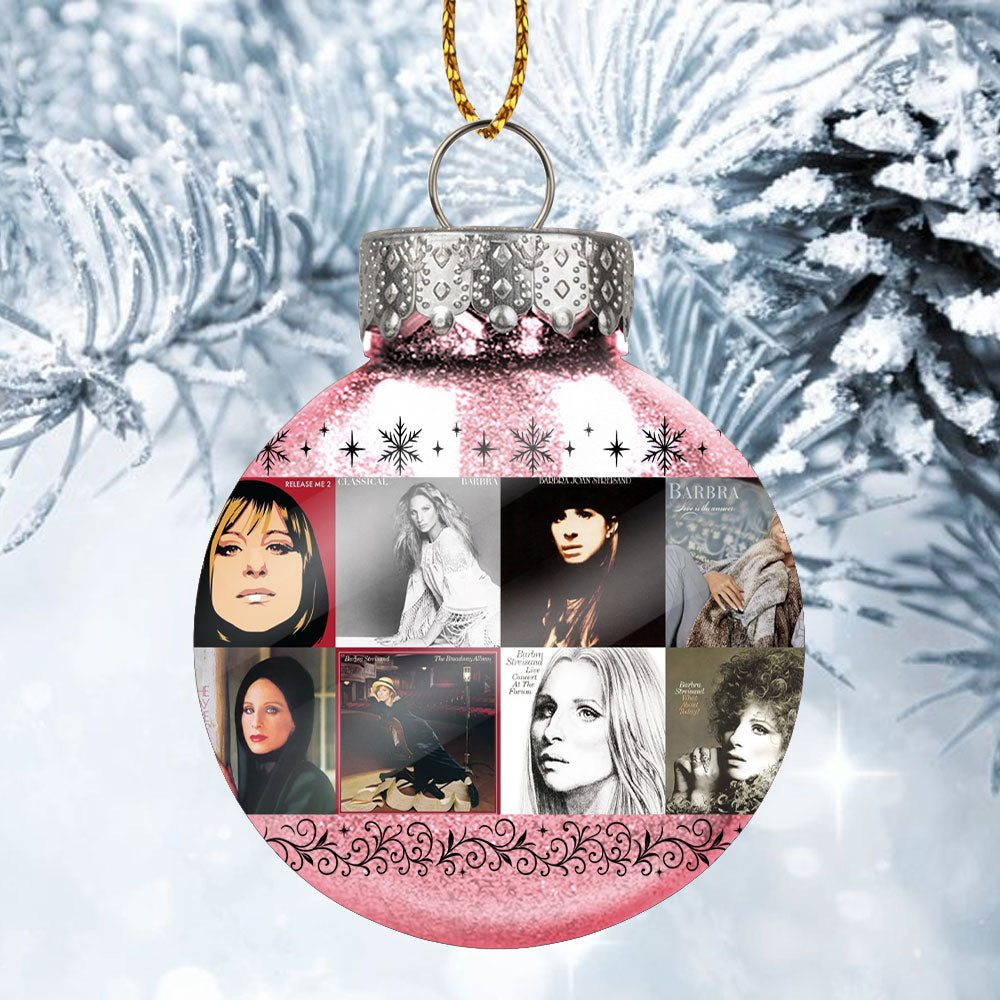 Barbra Streisand Ball Ornament – A Tribute to Timeless Elegance