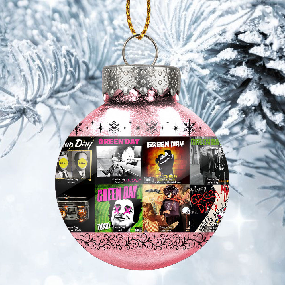 Green Day Ball Ornament – Rock the Holidays with Punk Spirit