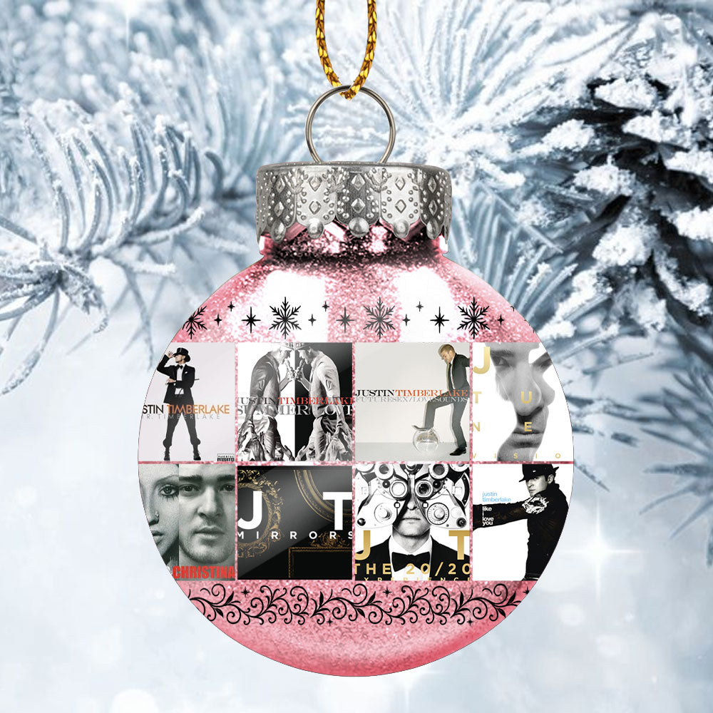Justin Timberlake Ornament – A Sleek Touch of Pop Perfection