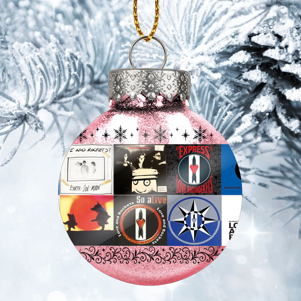 Love and Rockets Ornament – Alternative Spirit in Holiday Light