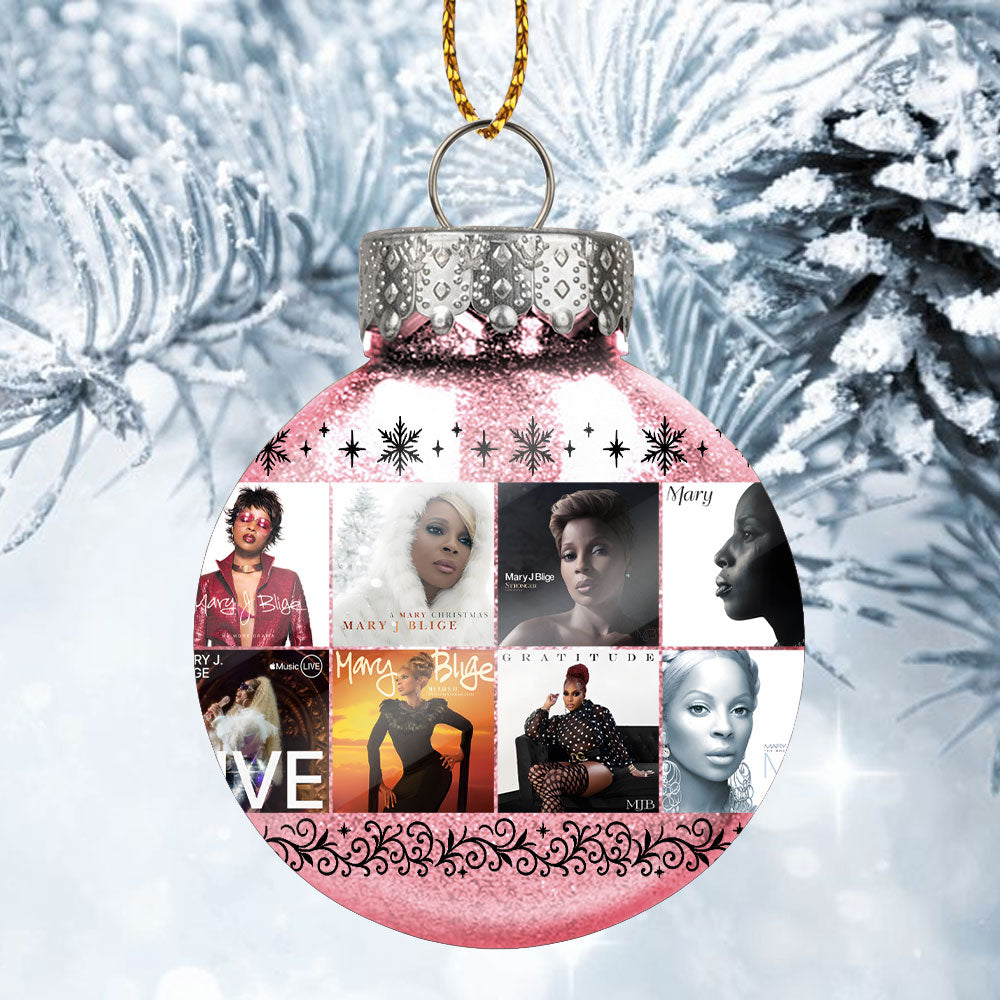 Mary J. Blige Ball Ornament – The Queen of Hip-Hop Soul