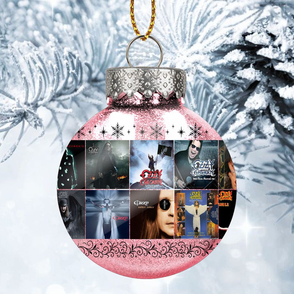 Ozzy Osbourne Ball Ornament – A Heavy Metal Holiday Tribute to the Prince of Darkness