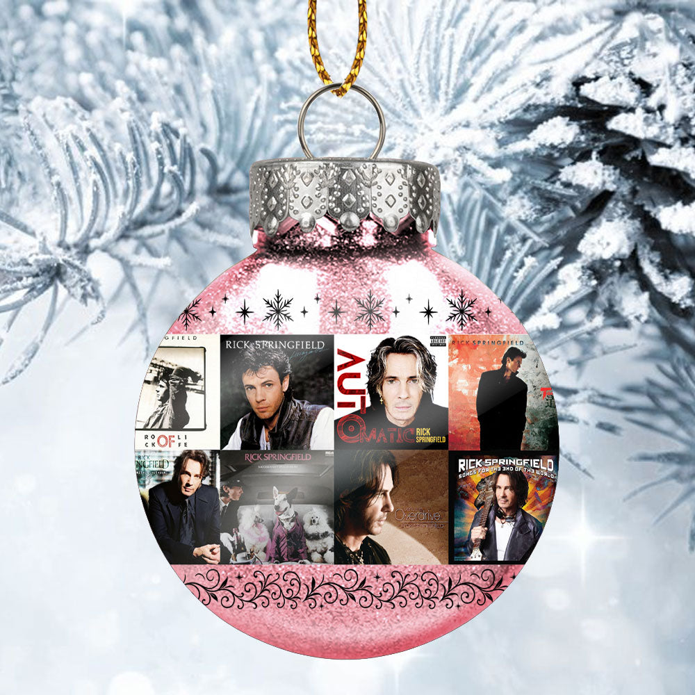 Rick Springfield Ball Ornament – Classic Rock Heartbeat