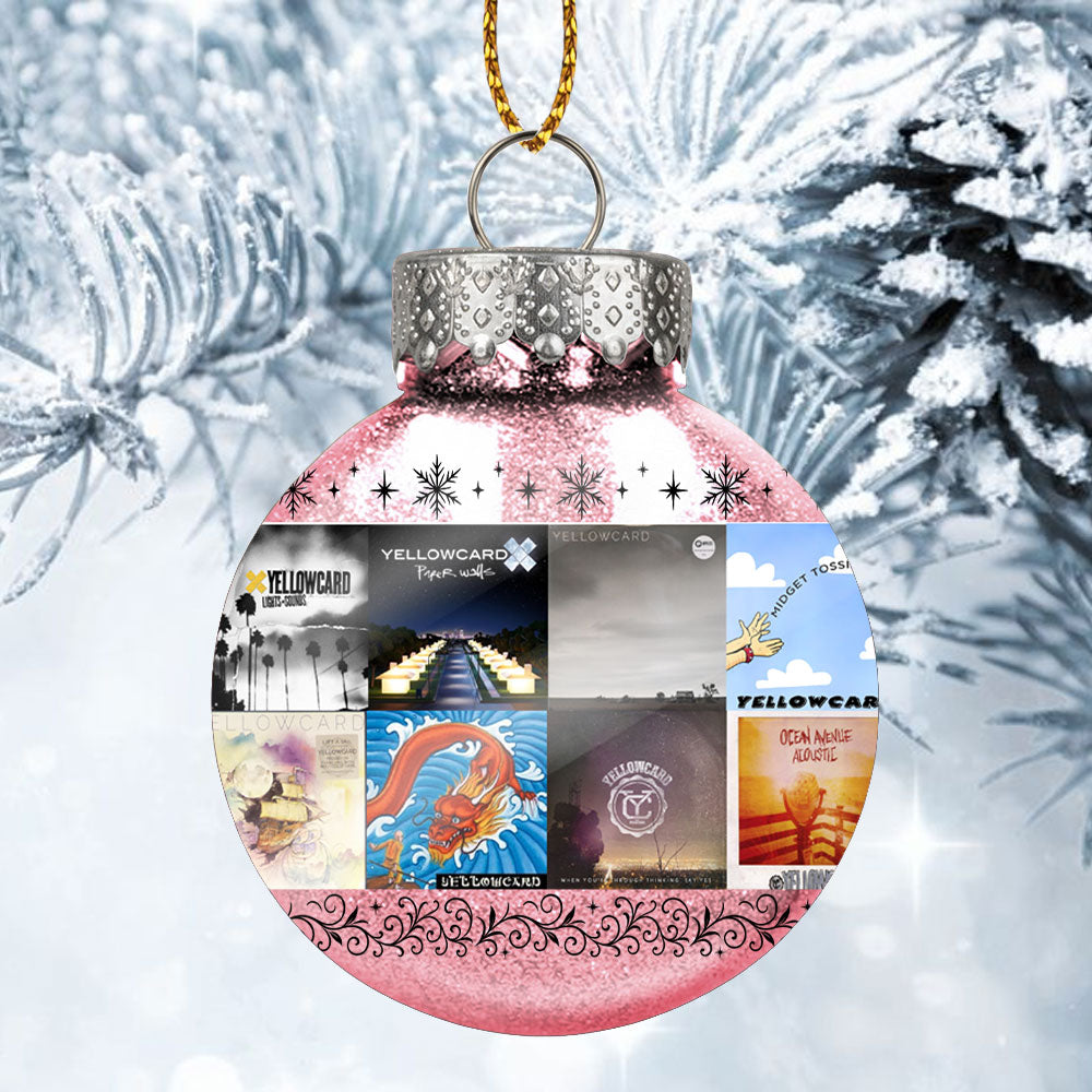 Yellowcard Ball Ornament – Pop-Punk Spirit for the Holidays