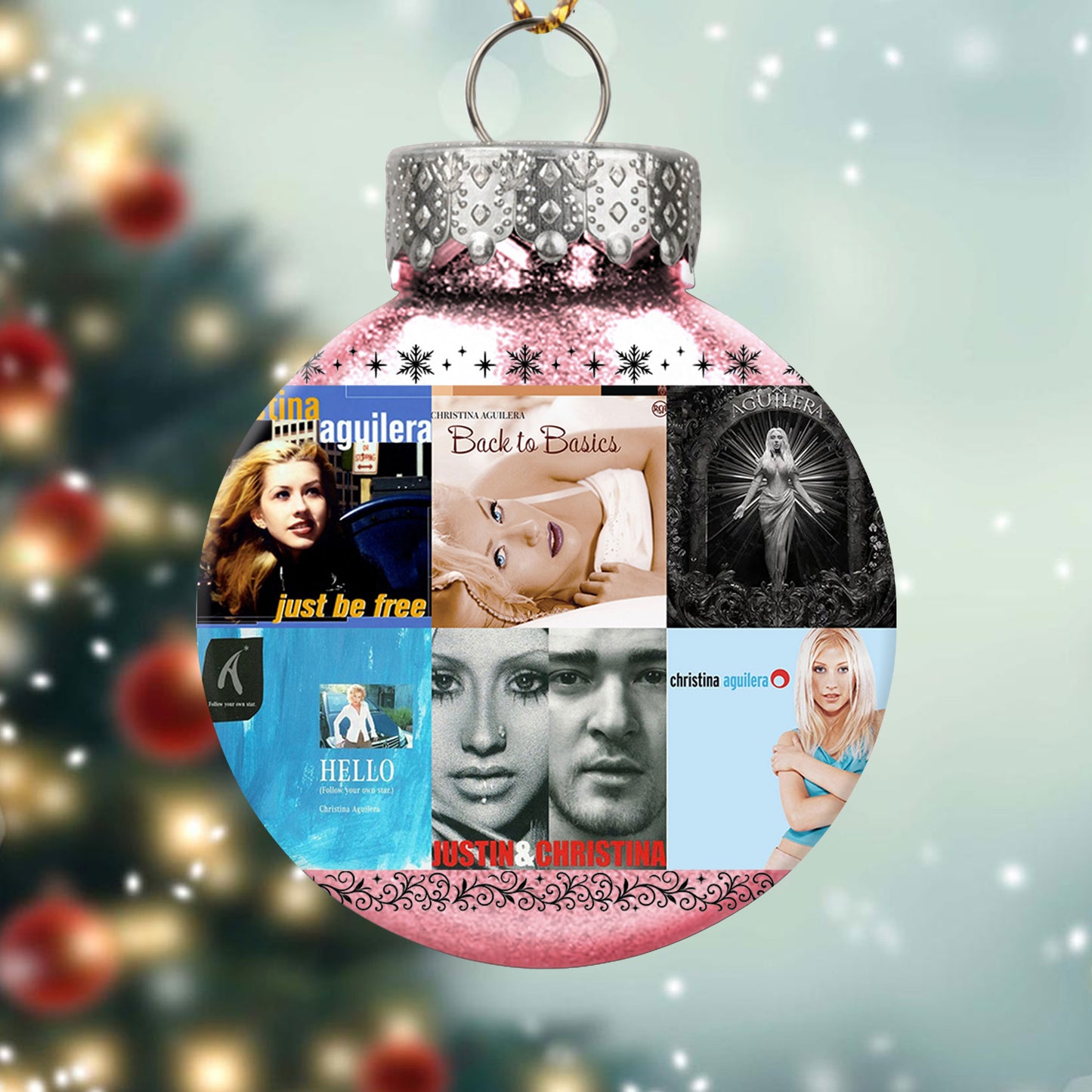 Christina Aguilera Ball Ornament – Pop Diva Elegance for the Holidays