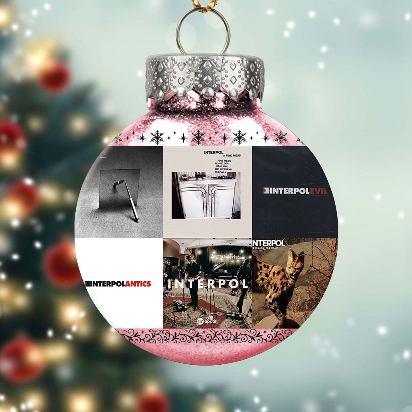 Interpol Ball Ornament – Celebrate the Cool Edge of Indie Rock