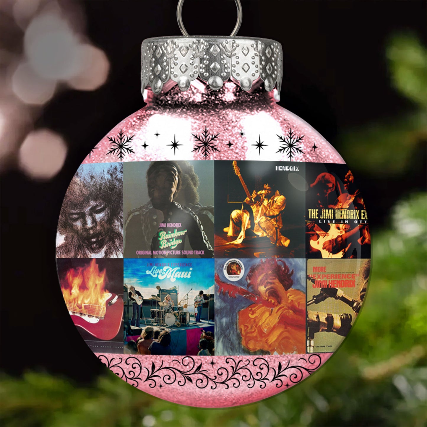 Jimi Hendrix Ball Ornament – Ignite Your Holidays with Legendary Energy