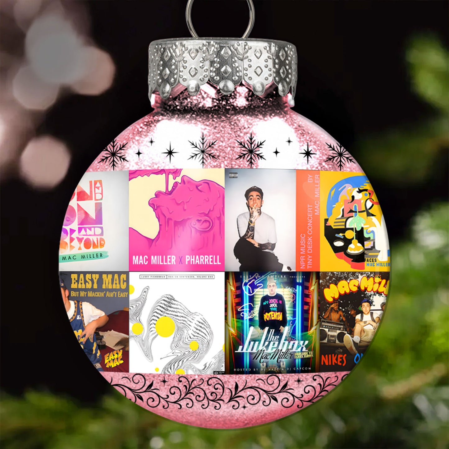 Mac Miller Ball Ornament – A Tribute to Timeless Vibes and Soulful Sound