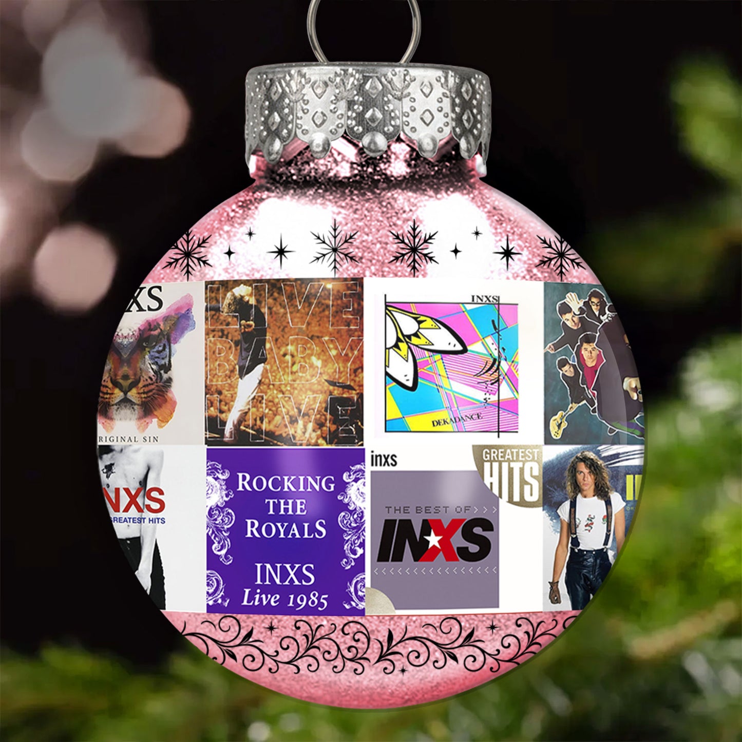 INXS Ball Ornament – Celebrate the Sound of Iconic Rock Energy
