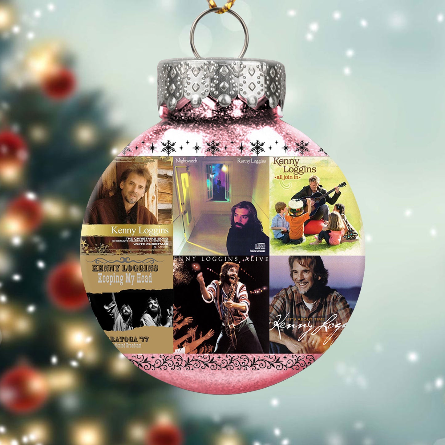 Kenny Loggins Ball Ornament – A Heartwarming Christmas Gift for Music Lovers