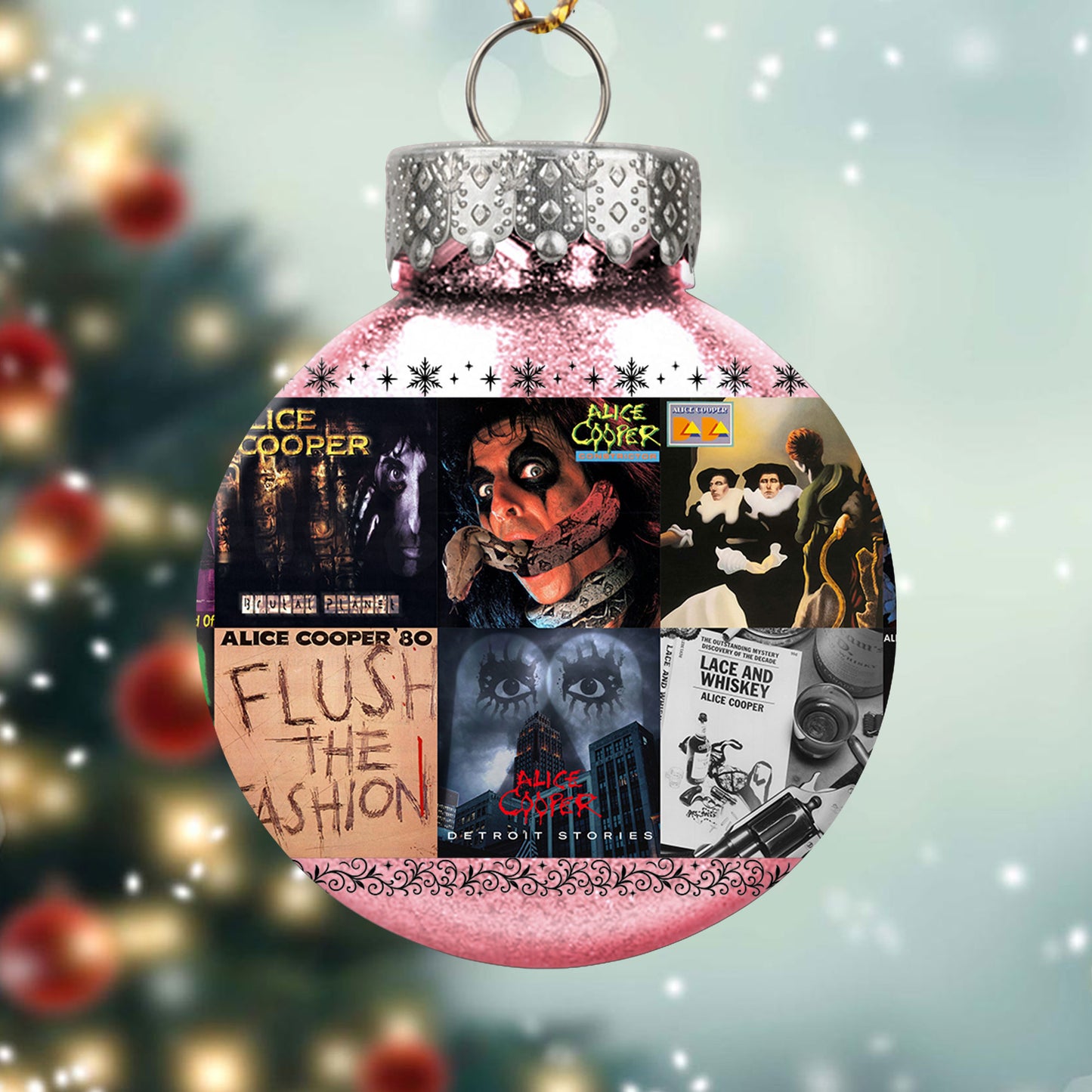 Alice Cooper Ball Ornament – Shock Rock Spirit for the Holidays