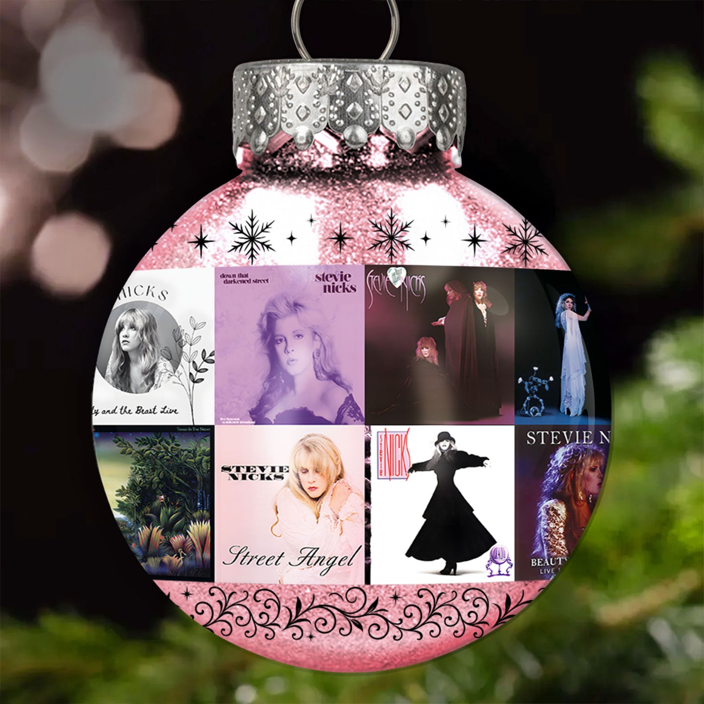 Stevie Nicks Ball Ornament – A Bohemian Tribute to the Queen of Mystical Rock
