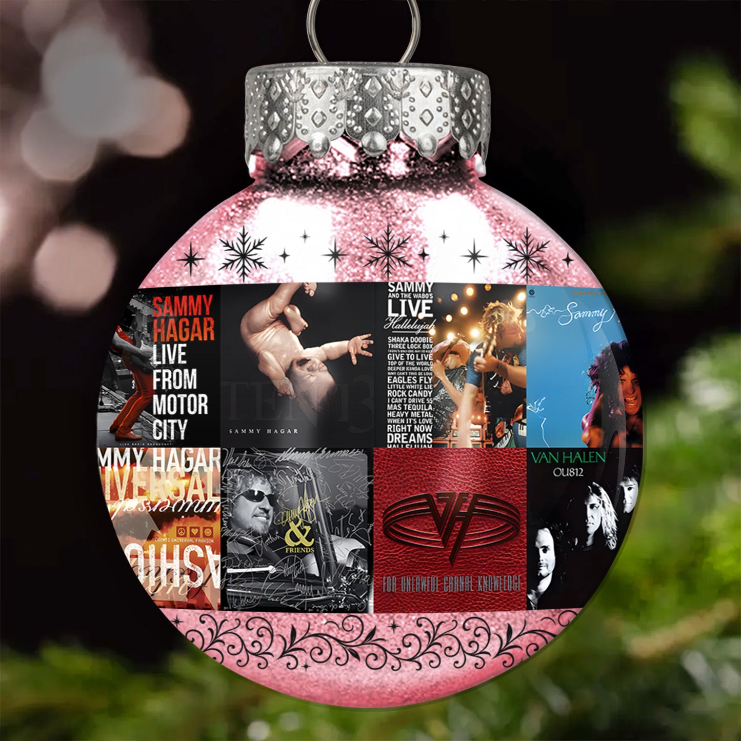 Sammy Hagar Ball Ornament – Rocking the Holidays with the Red Rocker Spirit