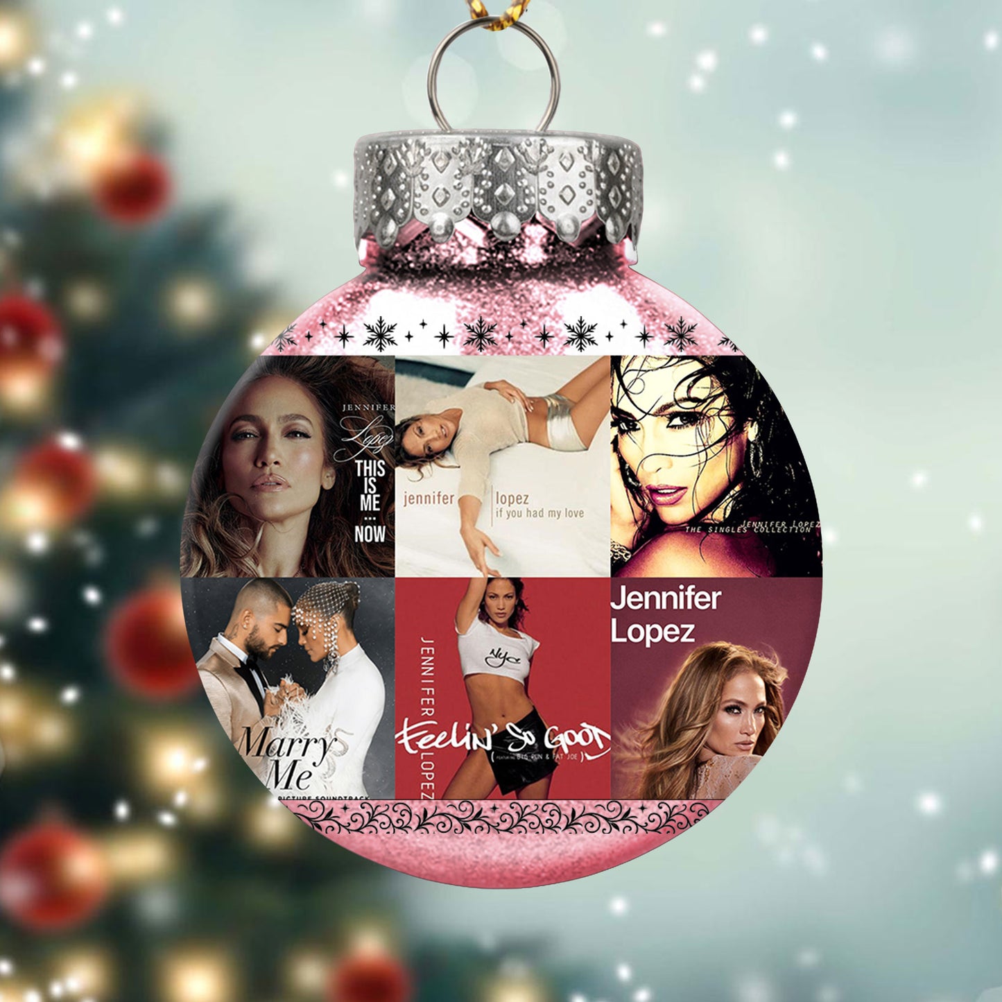Jennifer Lopez Ball Ornament – Shine Bright with Pop Glamour