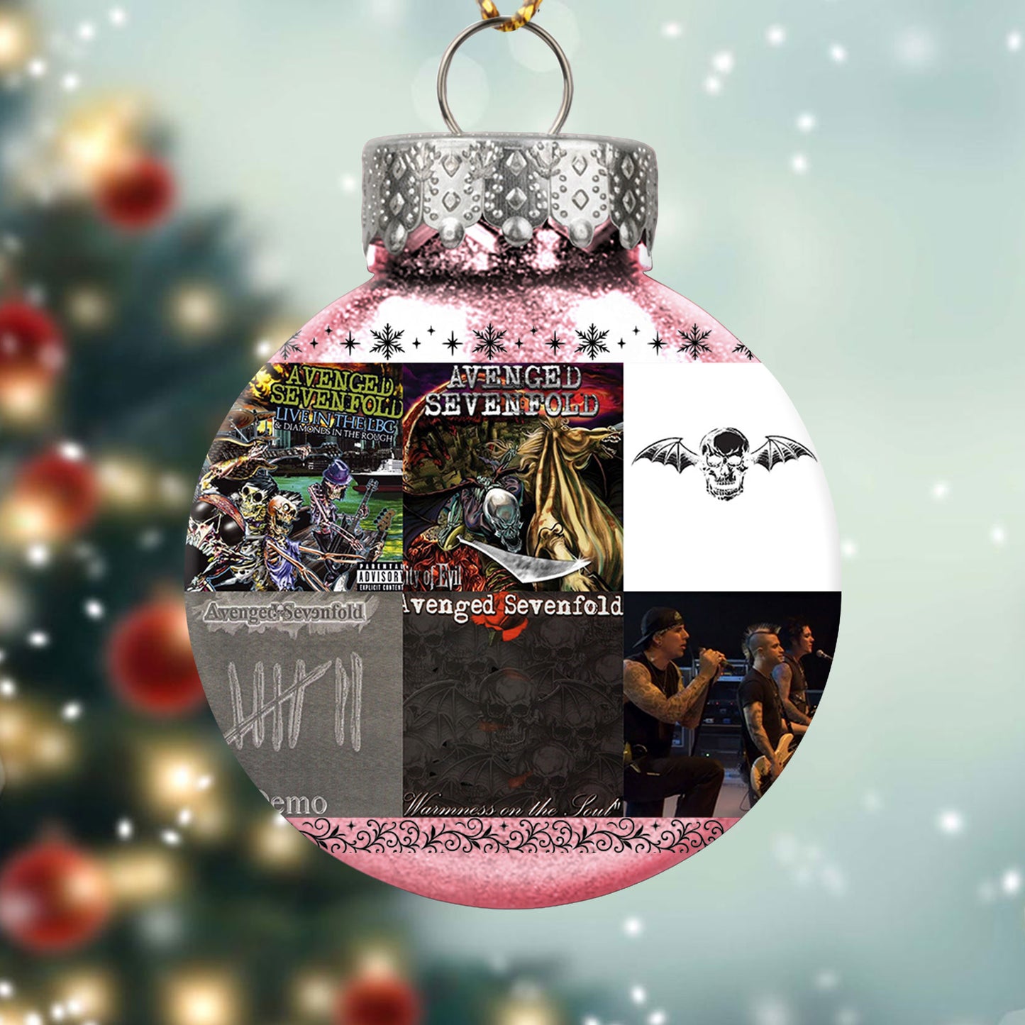 Avenged Sevenfold Ball Ornament – Metal Majesty for the Holidays
