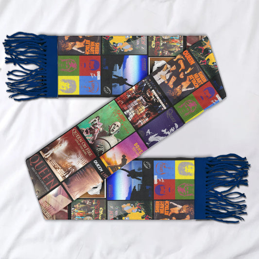 Queen Album Scarf – The Ultimate Christmas Gift for Music Lovers