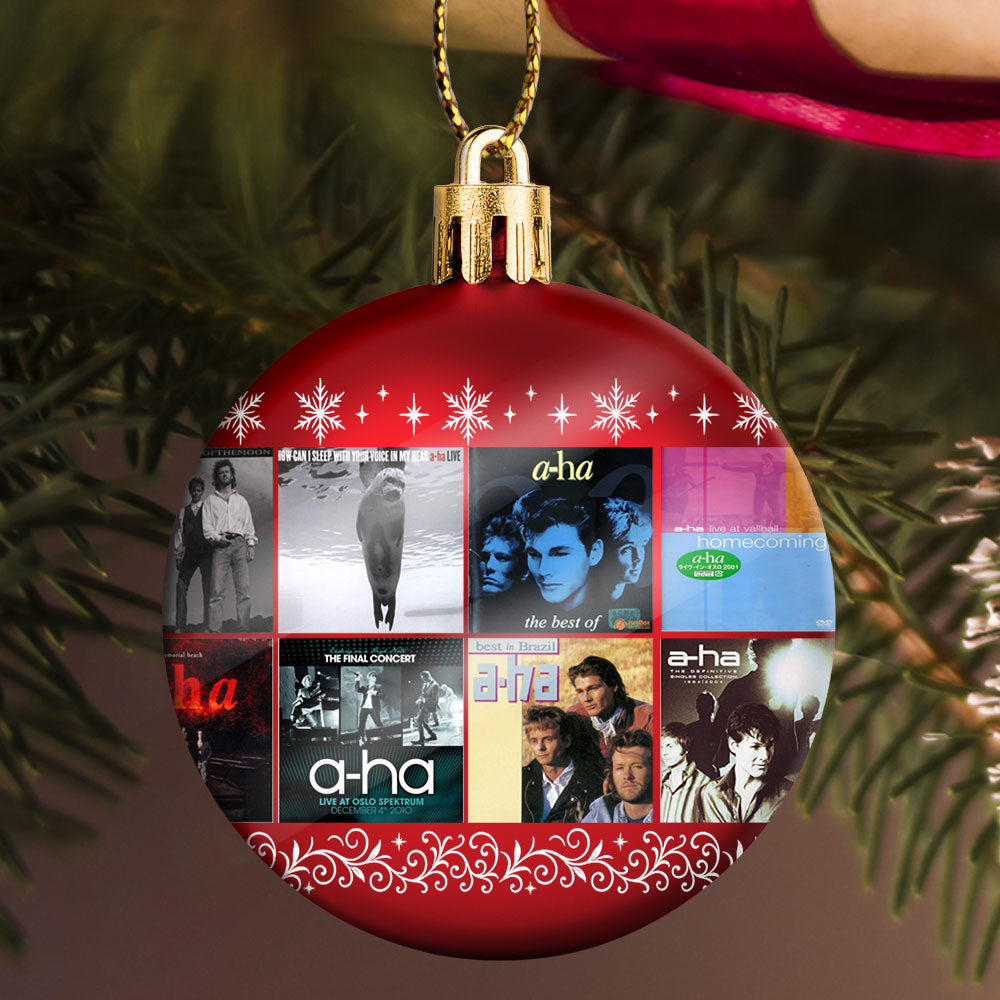 A-ha Ball Ornament – A Nostalgic Christmas Gift for Pop Lovers
