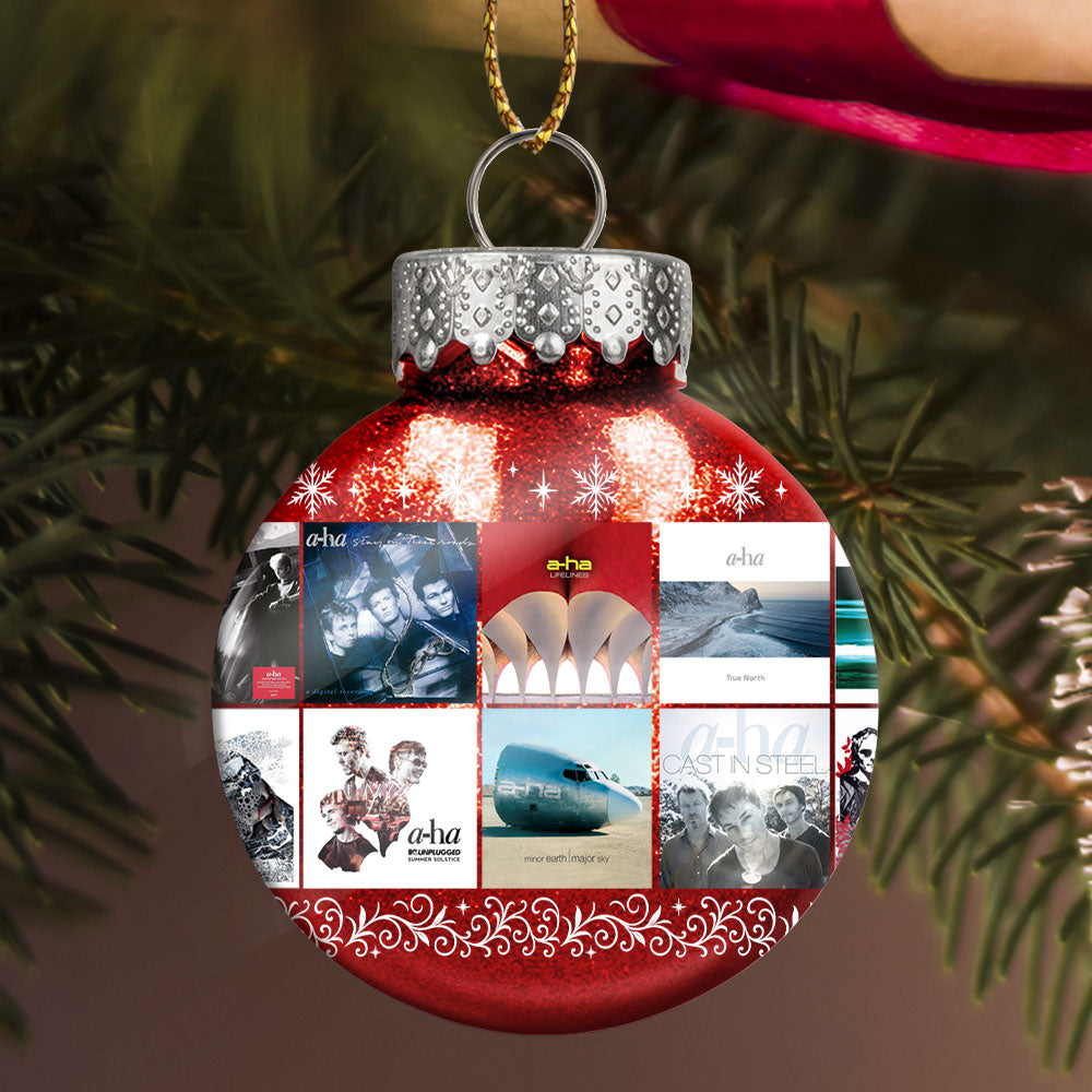 A-ha Ball Ornament – A Nostalgic Christmas Gift for Pop Lovers